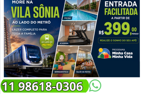 Imóveis em Taboão, Estação Vila Sônia e Estação Butantã
